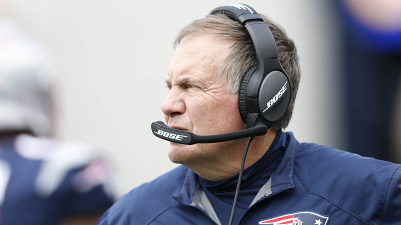 New England Patriots head coach Bill Belichick