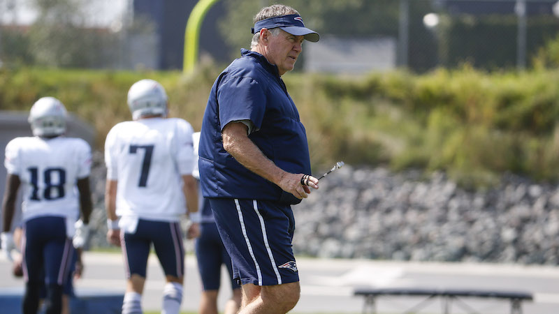 Patriots head coach Bill Belichick