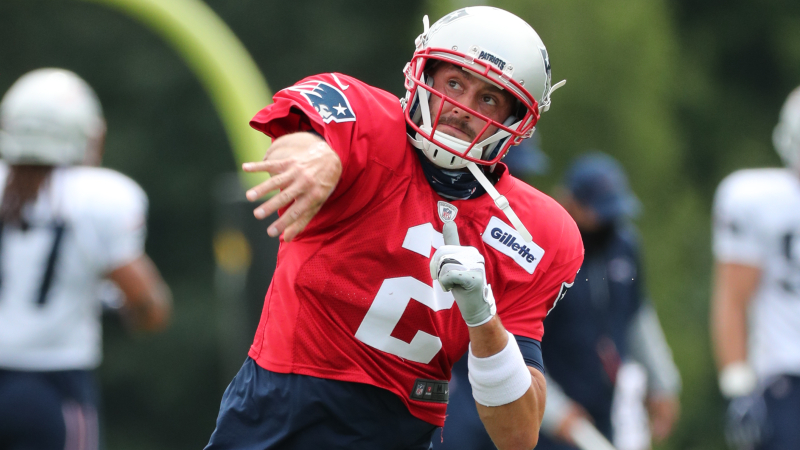 New England Patriots quarterback Brian Hoyer