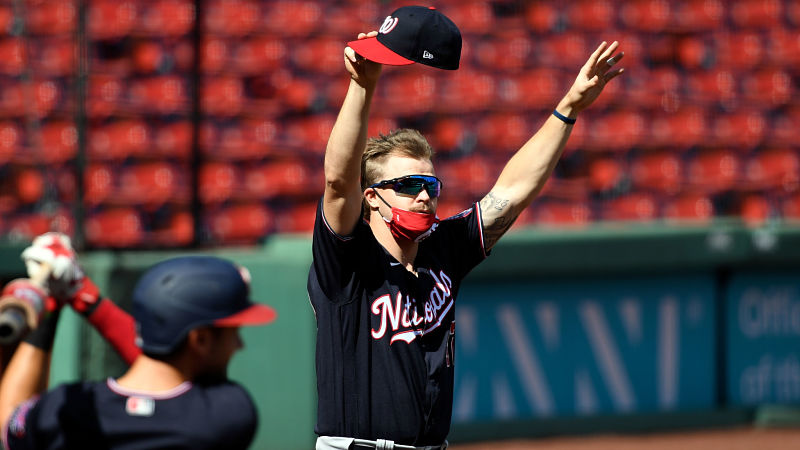 Washington Nationals infielder Brock Holt