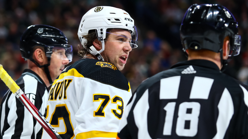 Boston Bruins defenseman Charlie McAvoy