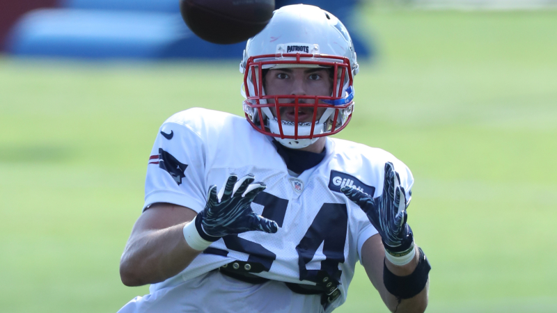 New England Patriots tight end Dalton Keene