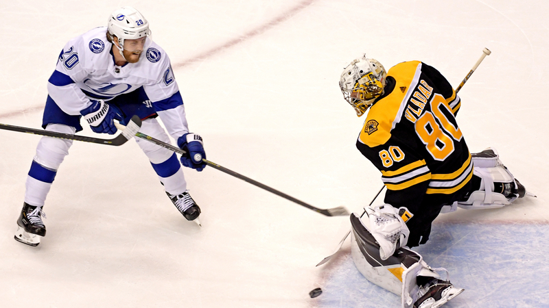 Boston Bruins Goalie Daniel Vladar