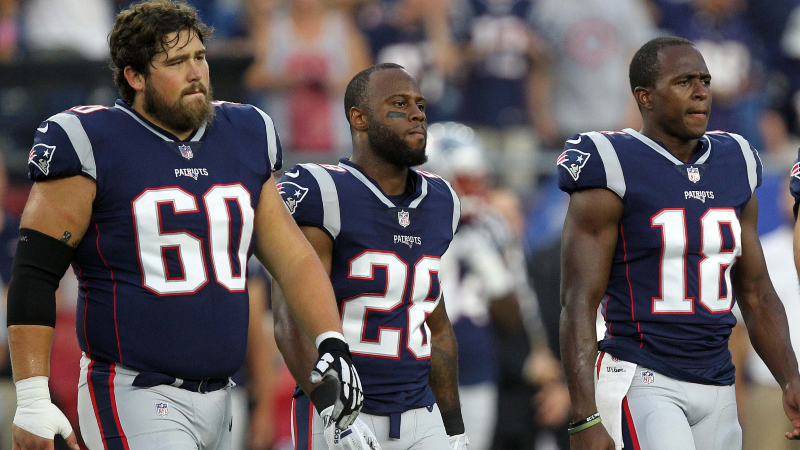 New England Patriots center David Andrews