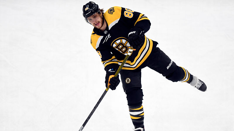 Boston Bruins right wing David Pastrnak