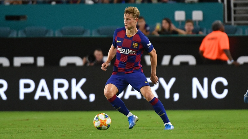 Barcelona midfielder Frenkie De Jong