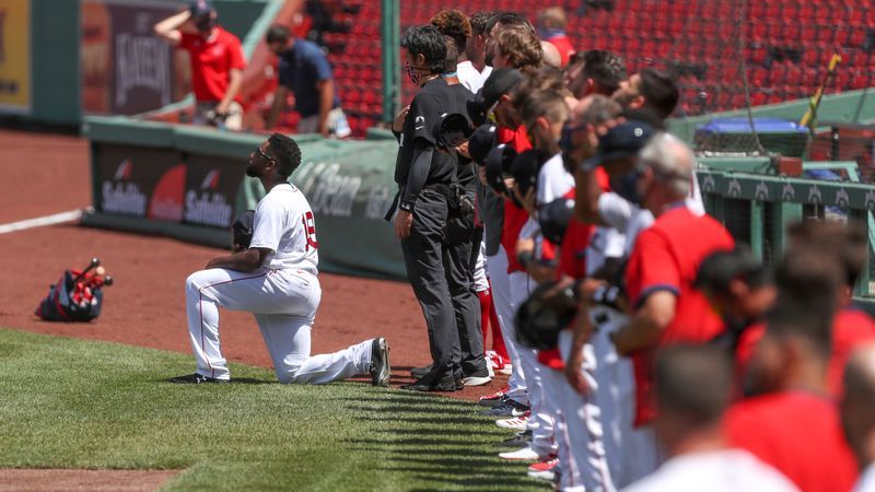Red Sox center fielder Jackie Bradley Jr.