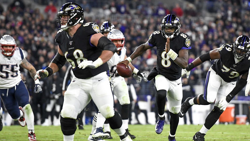 Baltimore Ravens quarterback Lamar Jackson