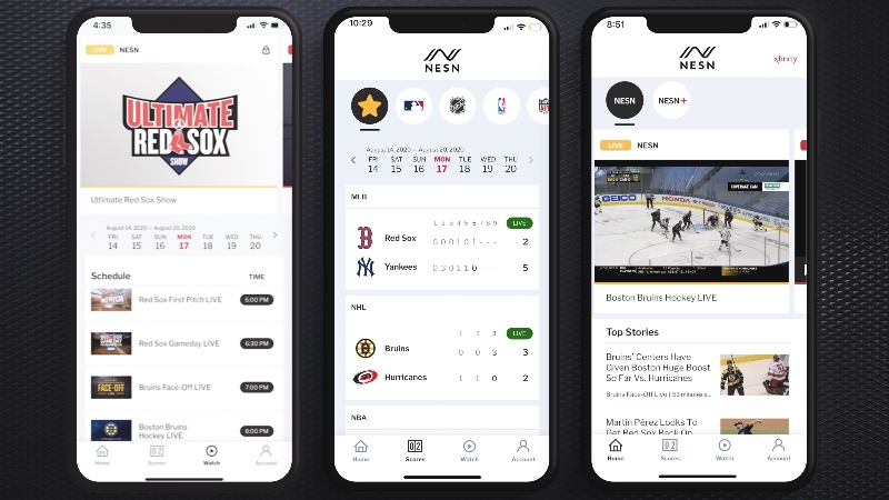 NESN new mobile app