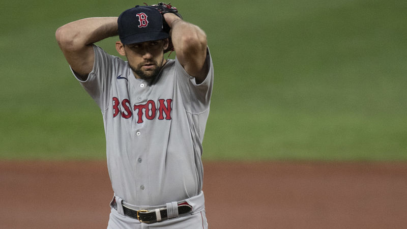 Boston Red Sox pitcher Nathan Eovaldi