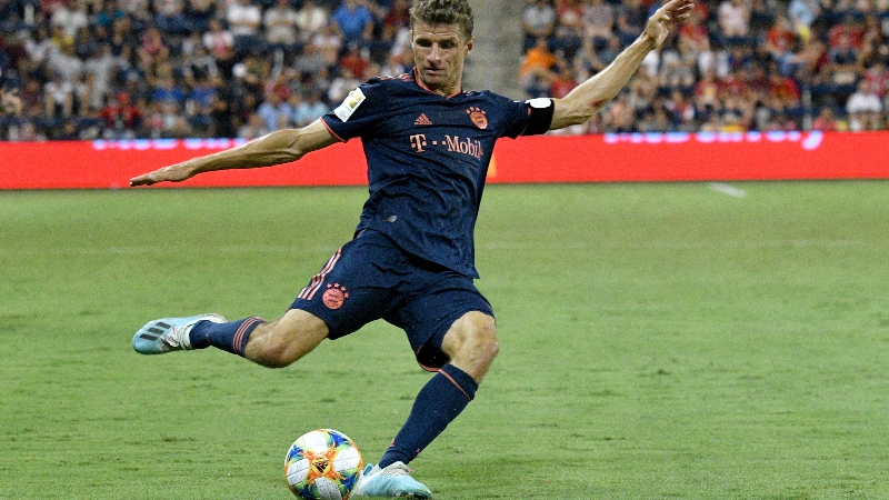 Bayern Munich forward Thomas Muller