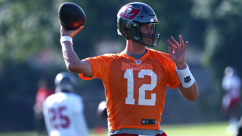 Tampa Bay Buccaneers quarterback Tom Brady