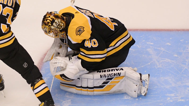 Boston Bruins goalie Tuukka Rask