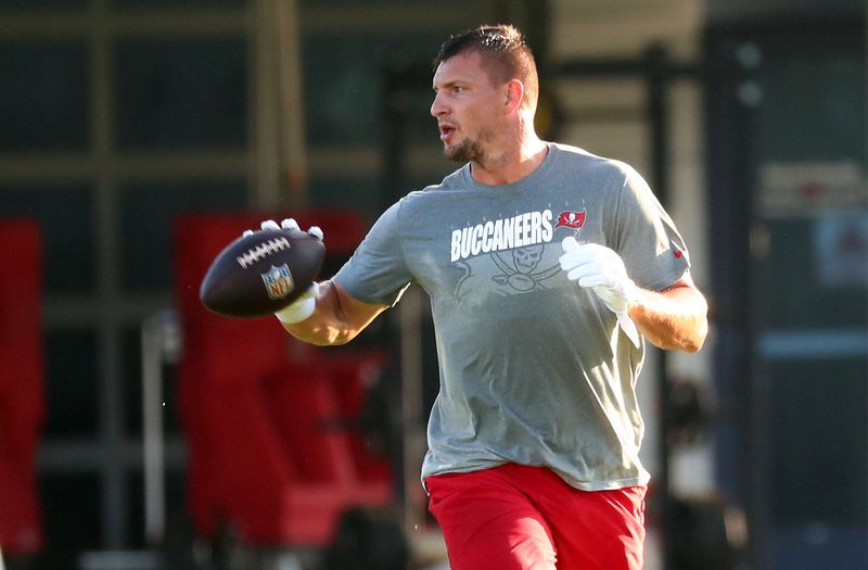 Tampa Bay Buccaneers tight end Rob Gronkowski