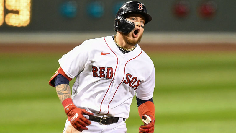 Boston Red Sox outfielder Alex Verdugo