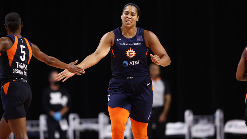 Connecticut Sun center Brionna Jones