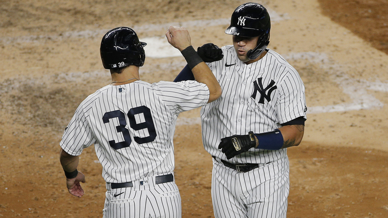 New York Yankees OF Mike Tachman, C Gary Sanchez