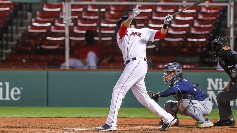 Boston Red Sox outfielder J.D. Martinz