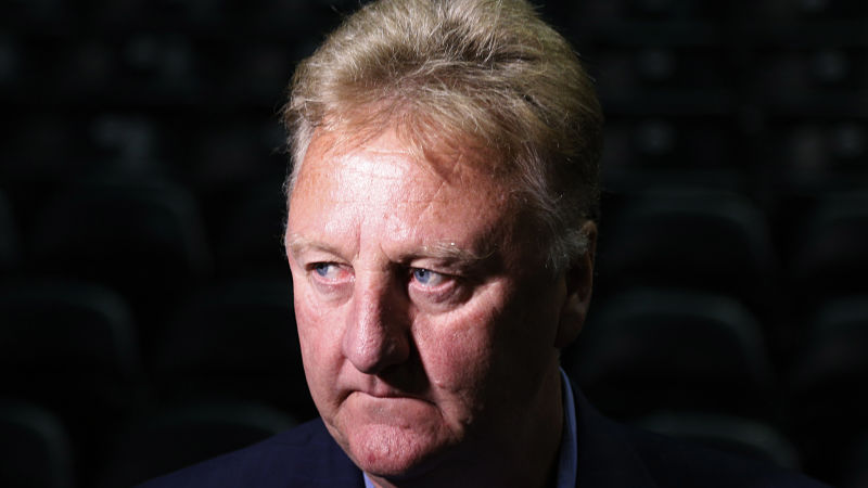 Former NBA player Larry Bird