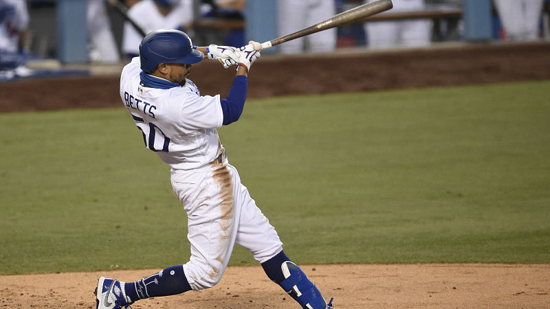 Los Angeles Dodgers right fielder Mookie Betts