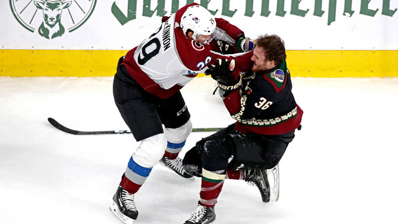 Colorado Avalanche forward Nathan MacKinnon