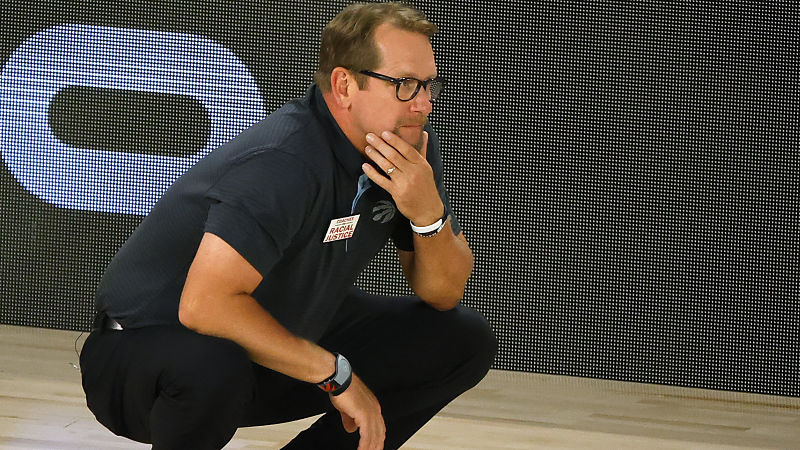 Toronto Raptors head coach Nick Nurse