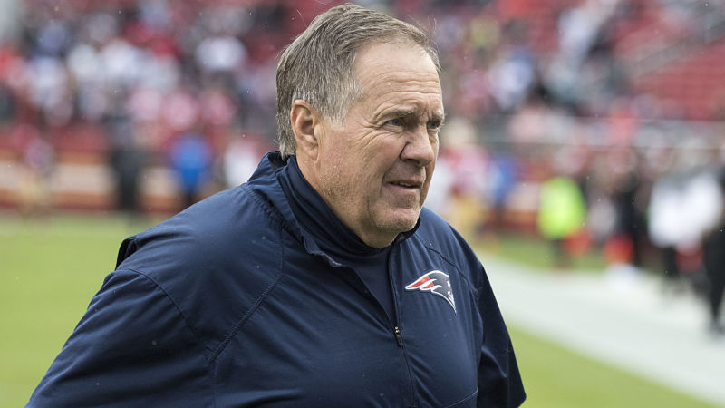 New England Patriots head coach Bill Belichick