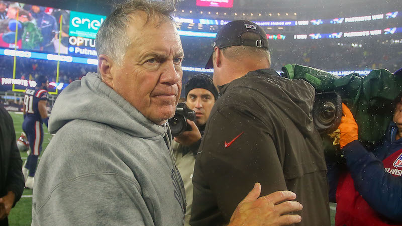 Patriots head coach Bill Belichick