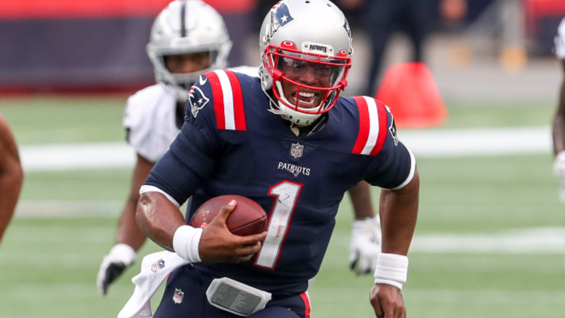 New England Patriots quarterback Cam Newton