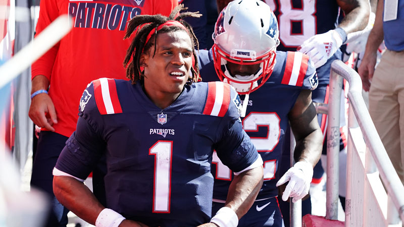 New England Patriots quarterback Cam Newton