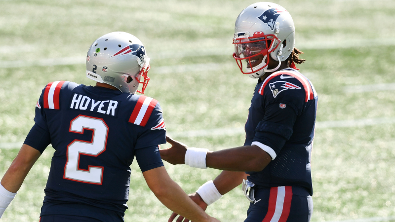New England Patriots quarterback Cam Newton