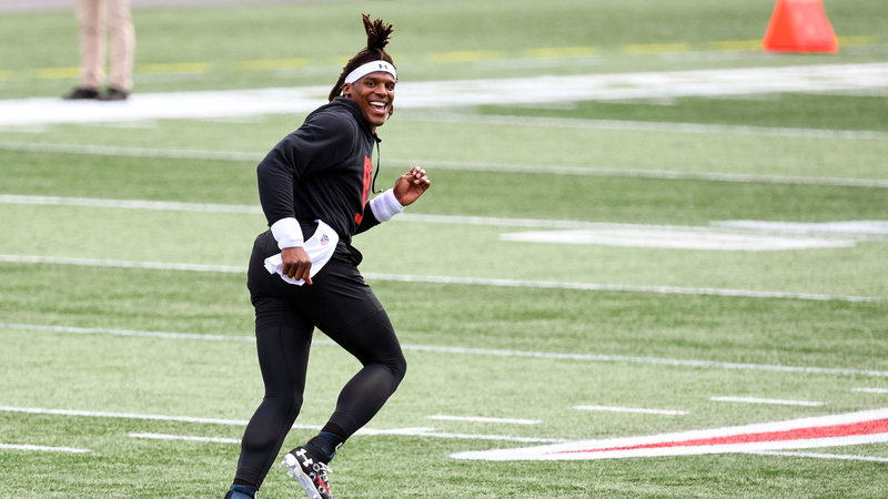 New England Patriots Quarterback Cam Newton