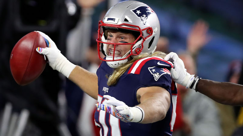 Patriots linebacker Chase Winovich