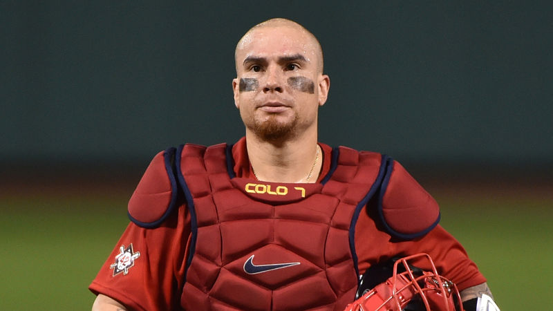 Boston Red Sox catcher Christian Vazquez