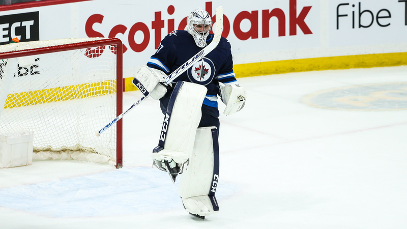 Winnipeg Jets Goalie Connor Hellebuyck