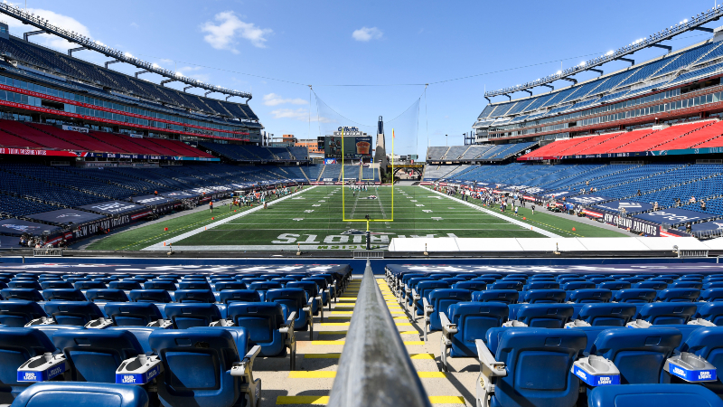 A general view of Gillette Stadium