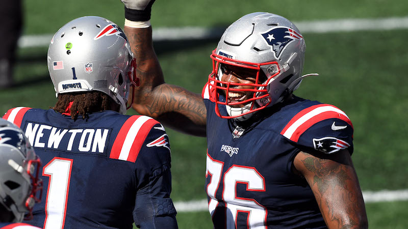 Patriots left tackle Isaiah Wynn
