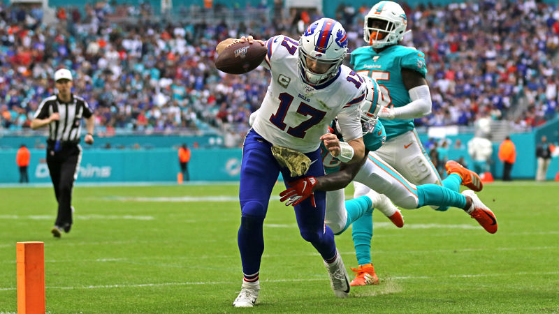 Buffalo Bills quarterback Josh Allen