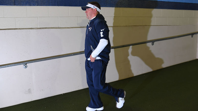 New England Patriots offensive coordinator Josh McDaniels