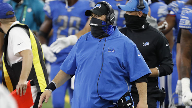Detroit Lions head coach Matt Patricia