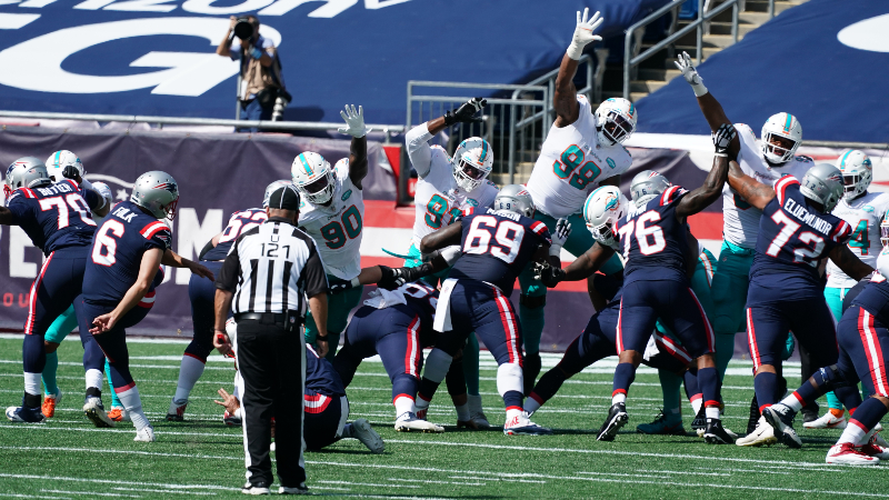 New England Patriots kicker Nick Folk