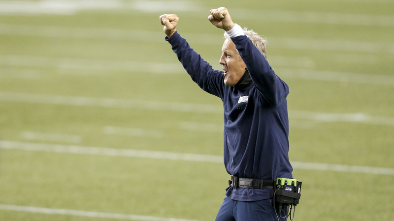 Seattle Seahawks Head Coach Pete Carroll