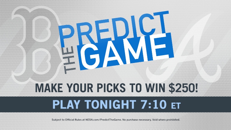 Predict the game for Red Sox vs. Braves