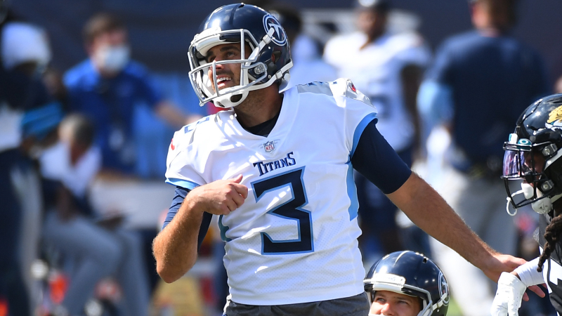 Tennessee Titans kicker Stephen Gostkowski