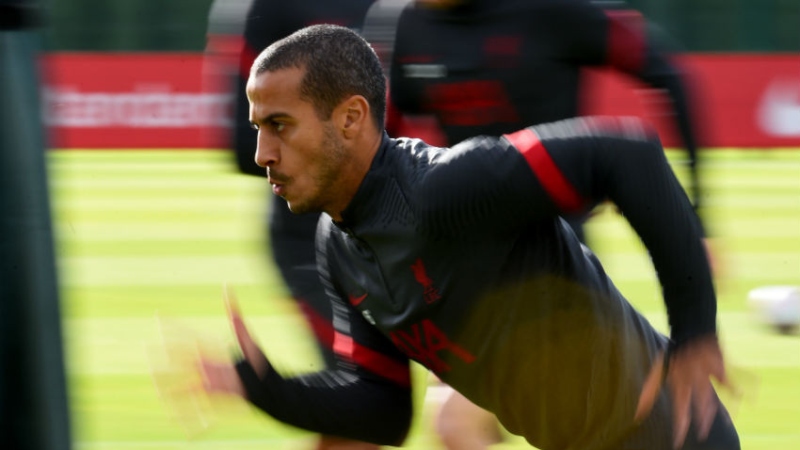Liverpool midfielder Thiago Alcantara