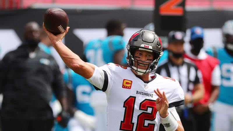 Tampa Bay Buccaneers quarterback Tom Brady