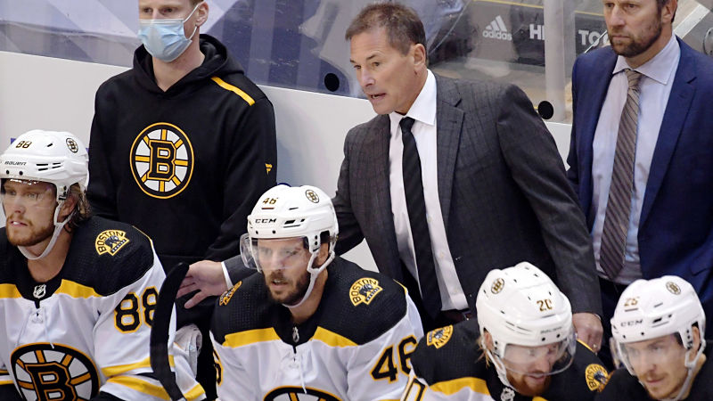 Boston Bruins head coach Bruce Cassidy