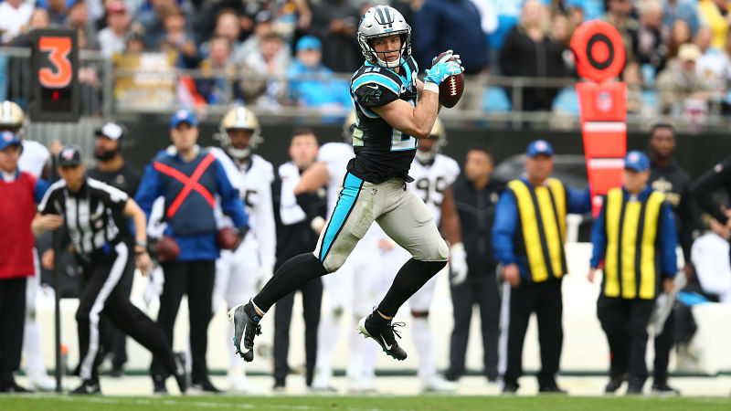 Carolina Panthers running back Christian McCaffrey