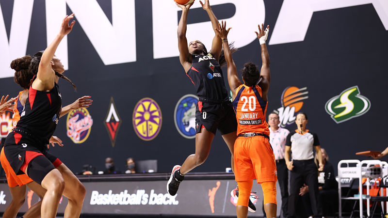 Las Vegas Aces star Jackie Young