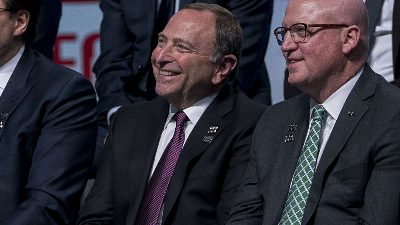 NHL comissioner Gary Bettman